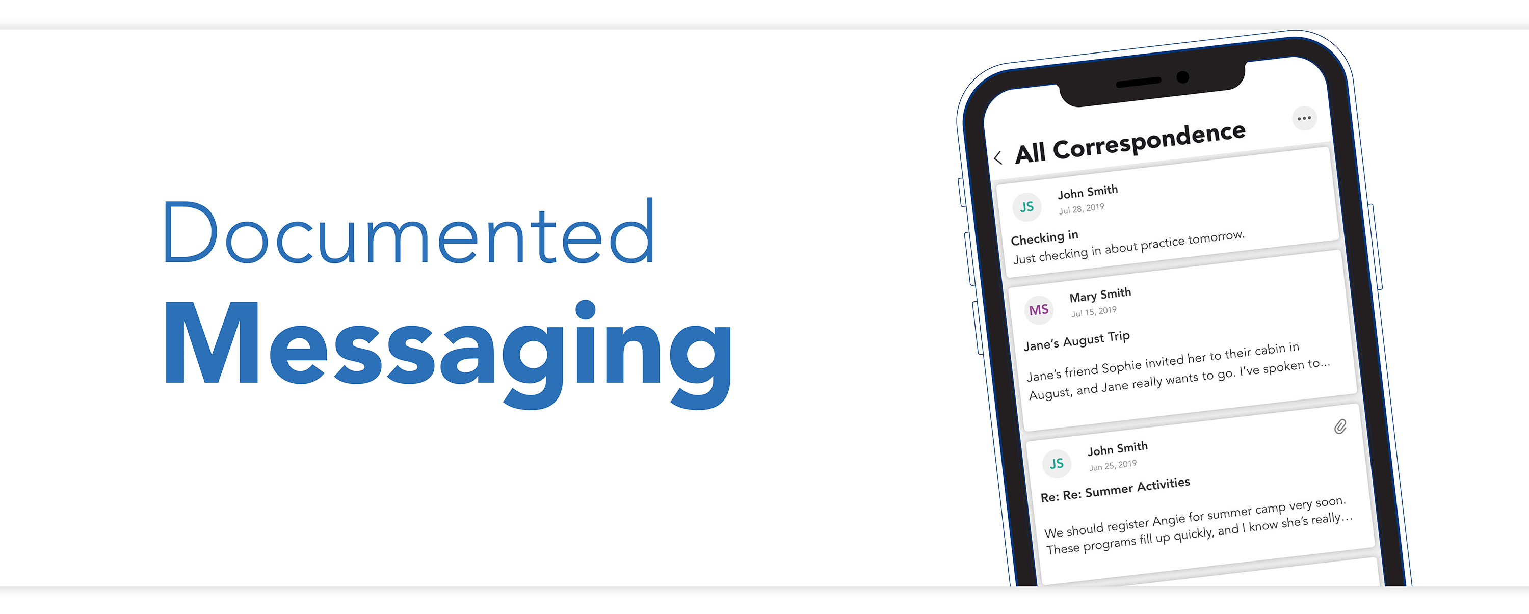 The concrete records and first-viewed timestamps on the Message Board give you absolute peace of mind while using the OFW co-parenting app.