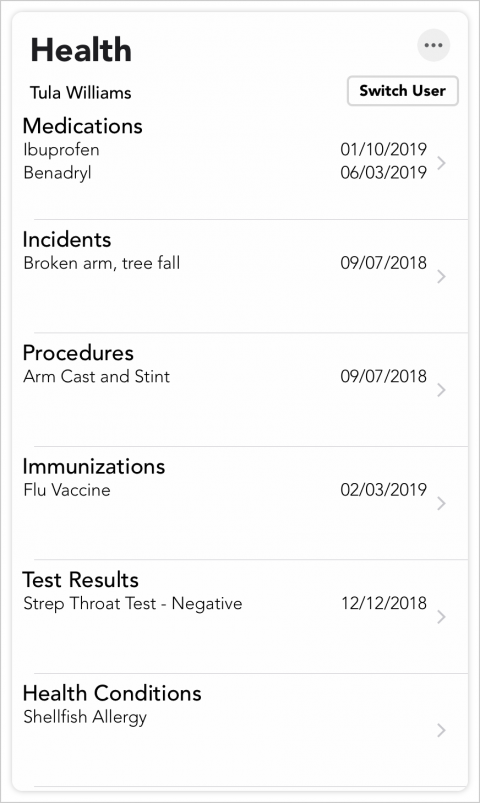 Heath Entries