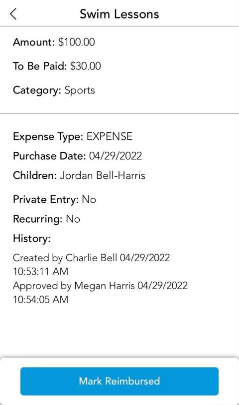 parents - mobile - mark reimbursed