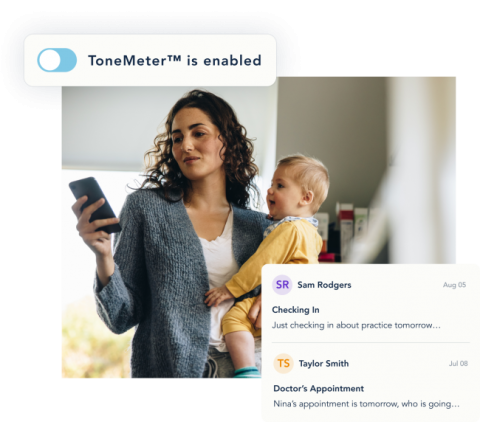 Messages product feature shots